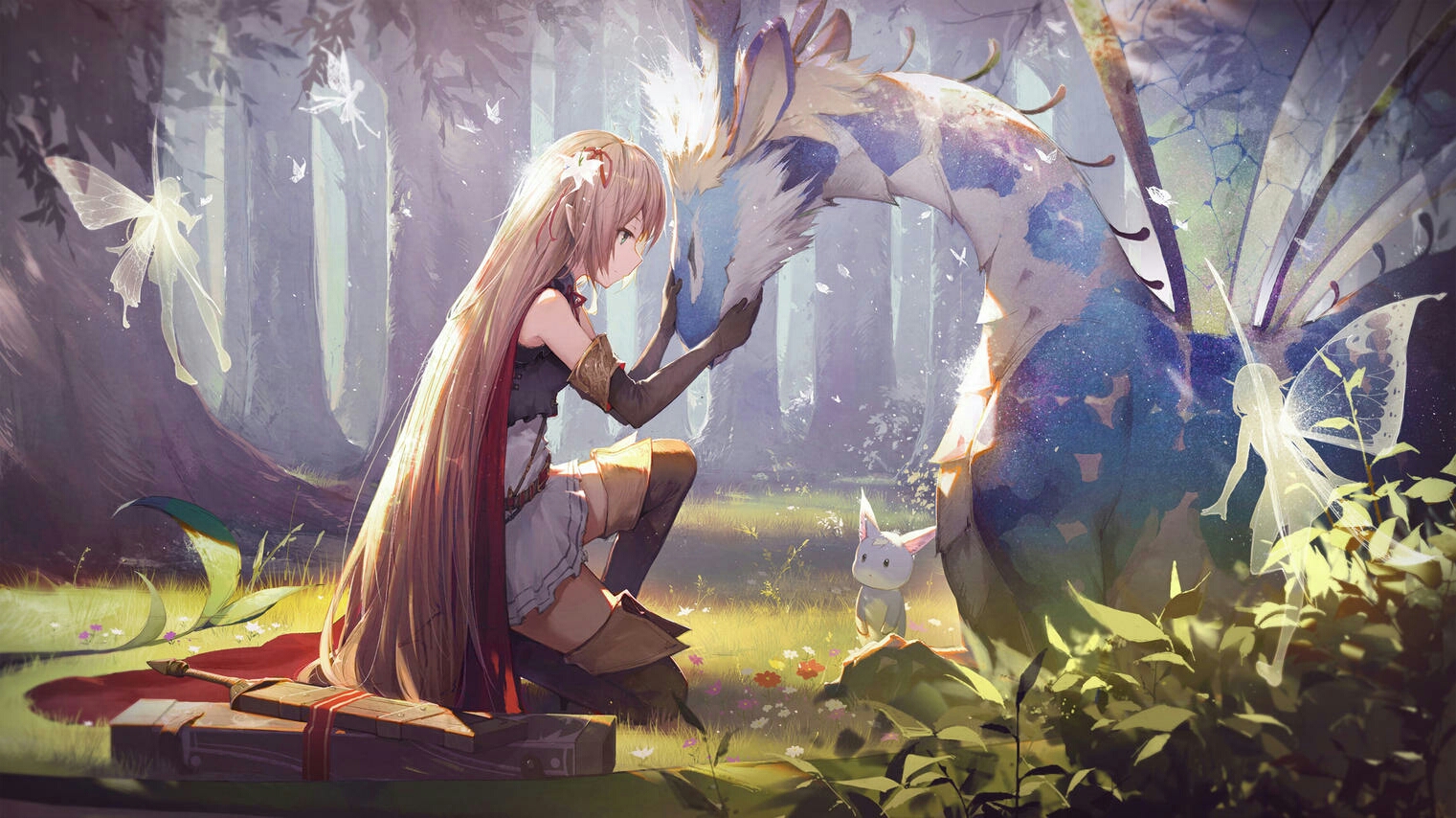 二次元美图兼壁纸【龙与少女篇】