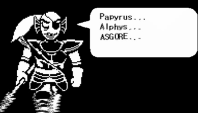 undertale人物分析永不放弃的英雄undyne
