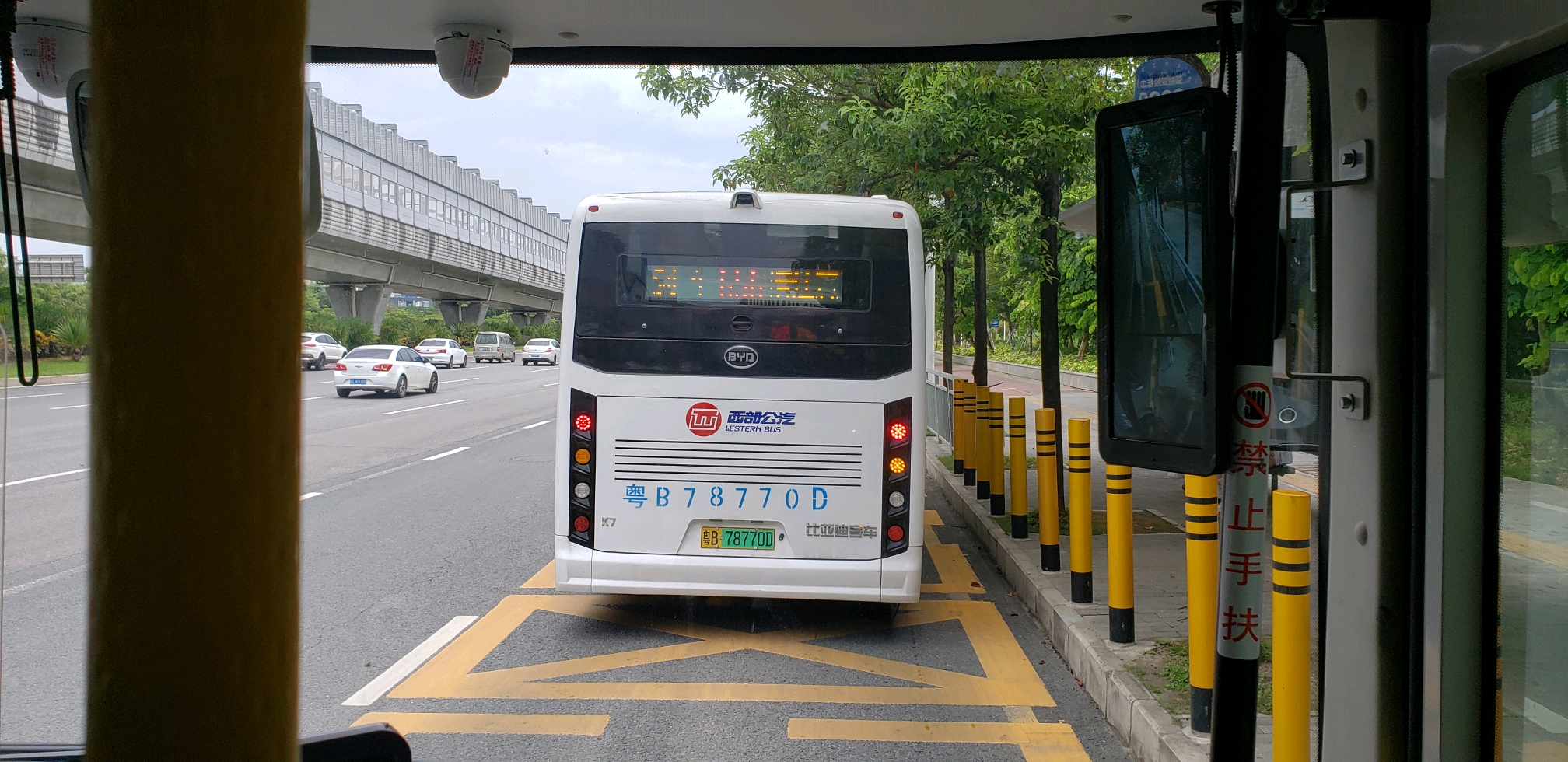 深圳公交深圳西部公汽新车比亚迪k7gbyd6850hzev3乘坐体验报告