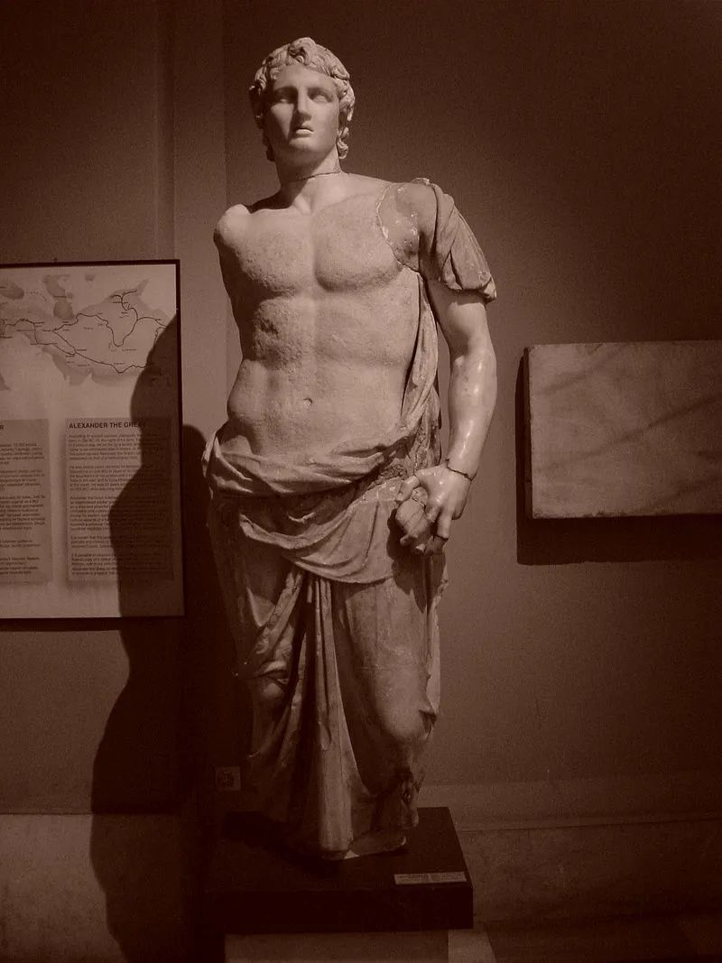 亚历山大雕像.图/维基百科