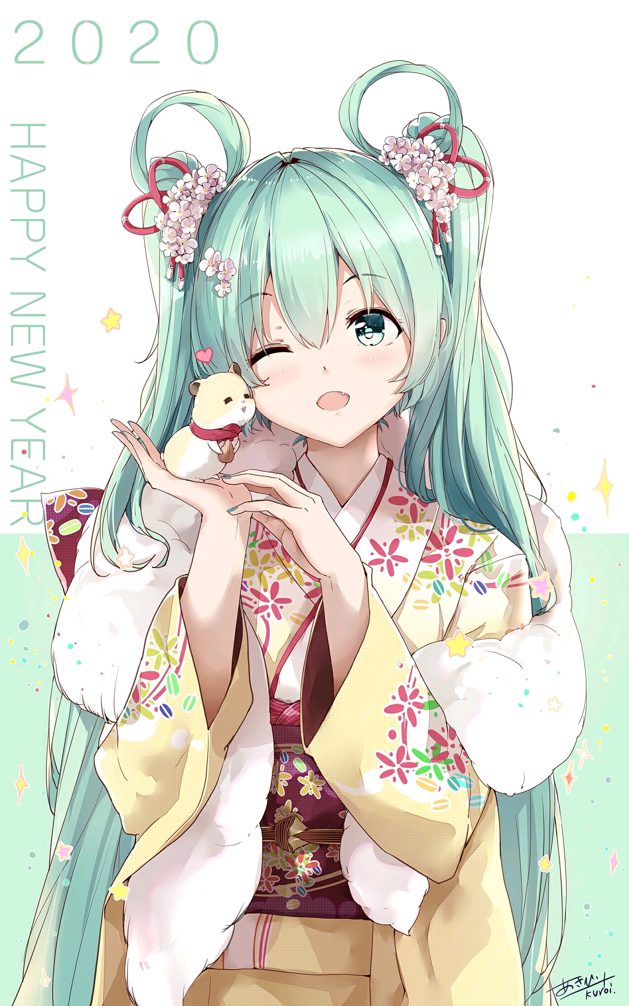 超好看的初音未来和洛天依