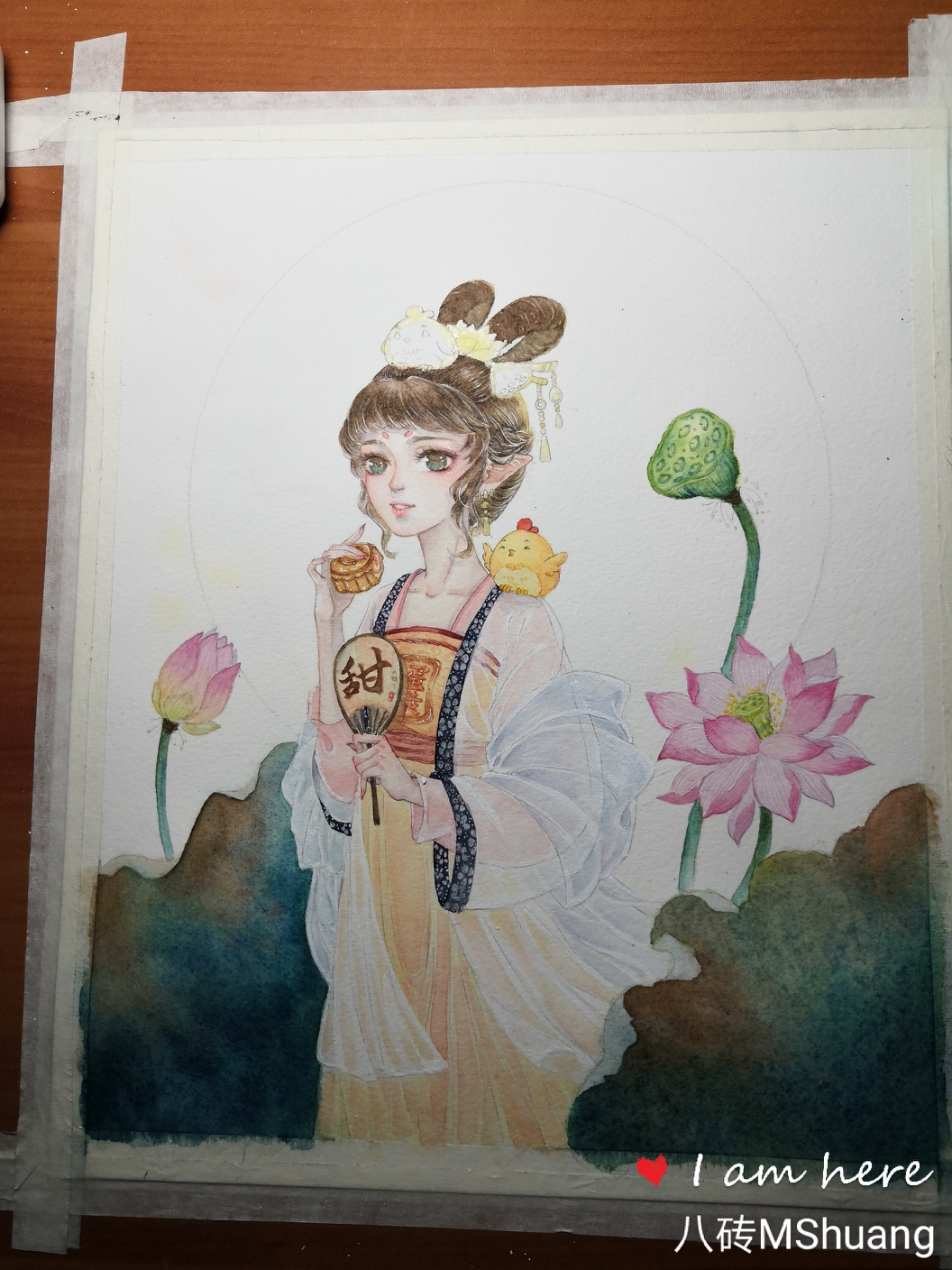 月饼拟人~《蛋黄莲蓉仙姬》