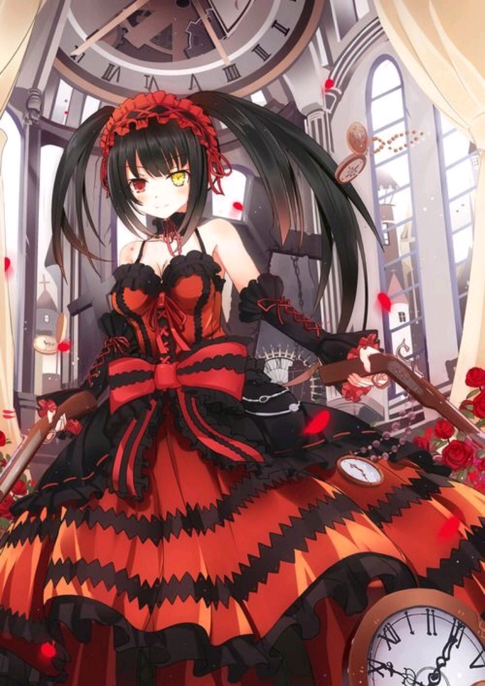时崎狂三美图壁纸合集⑥和服旗袍制服花嫁灵装圣诞装