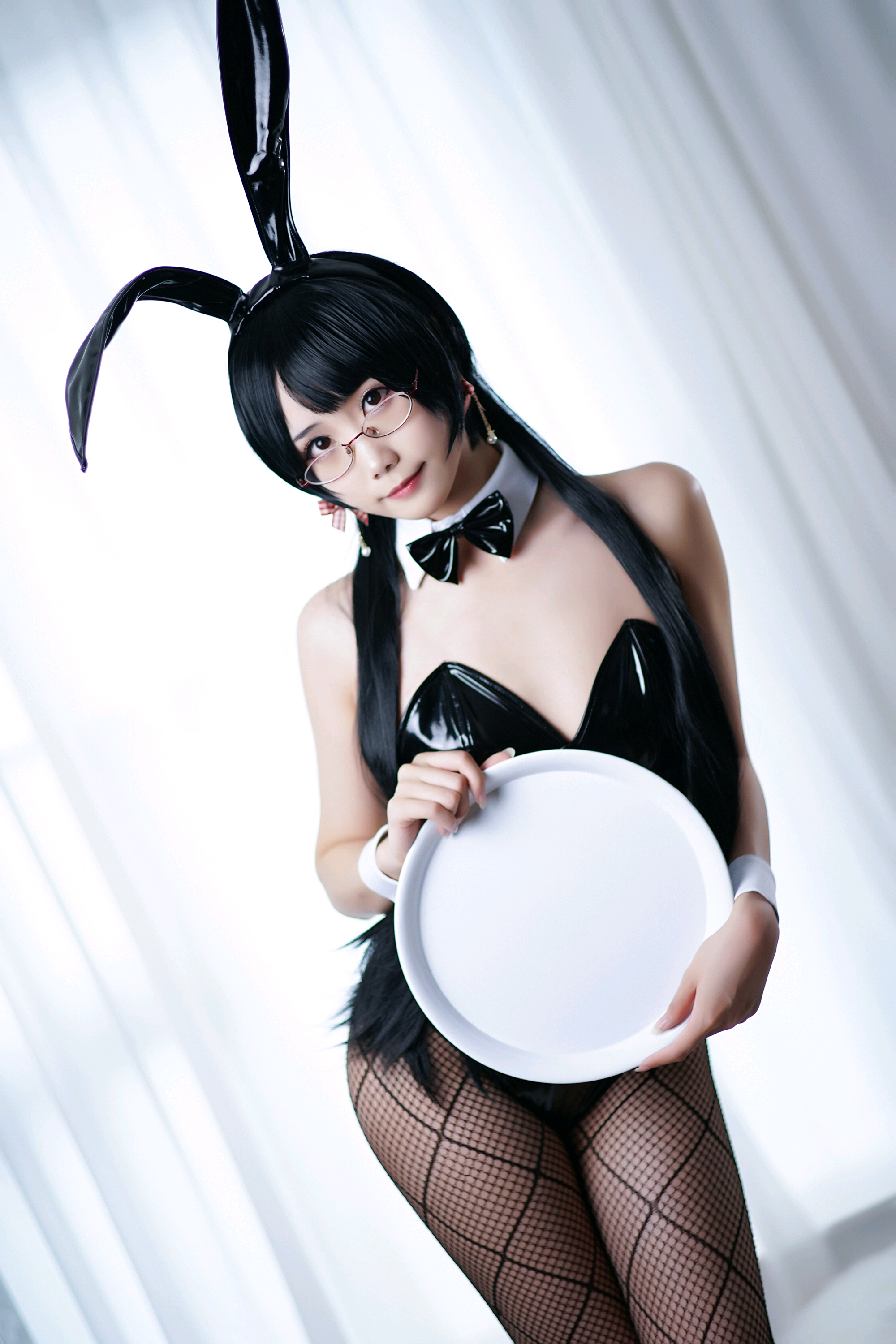 【cosplay】黑丝兔女郎