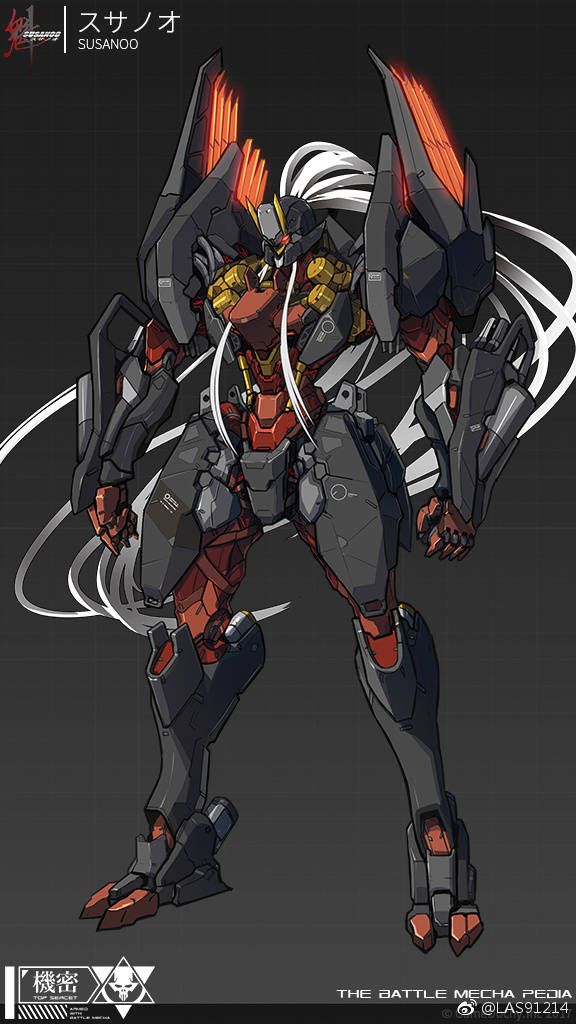 佳作:打破次元壁,同人画实体化,须佐之男高达魔改作品