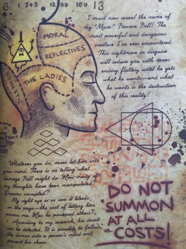 怪诞小镇3号日志翻译-part.29:真相,bill cipher
