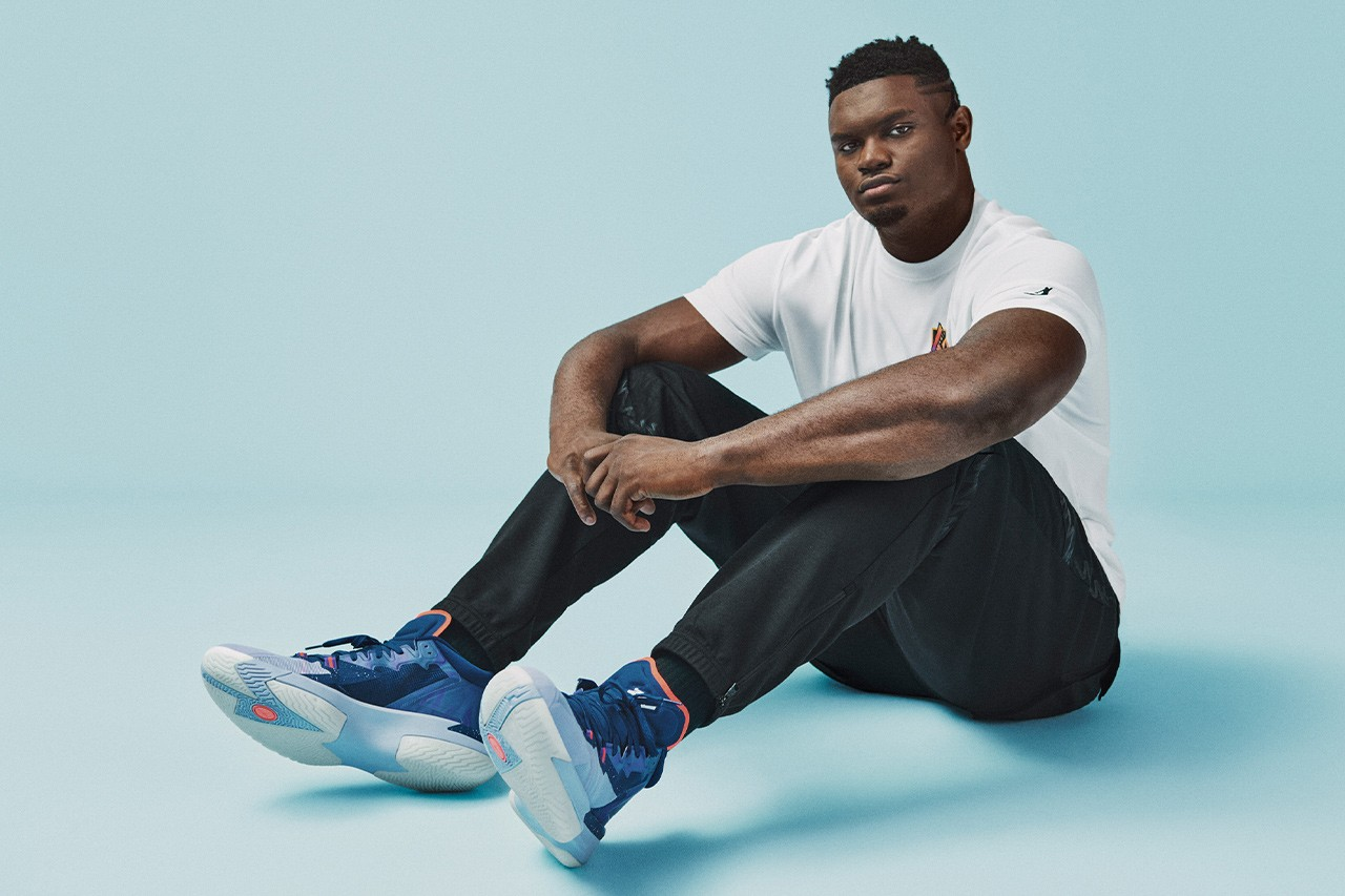 jordan brand 正式推出 zion williamson 首双签名战靴 jordan zion 1