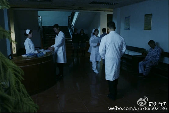 恐怖医院中的鬼医生,鬼病人.