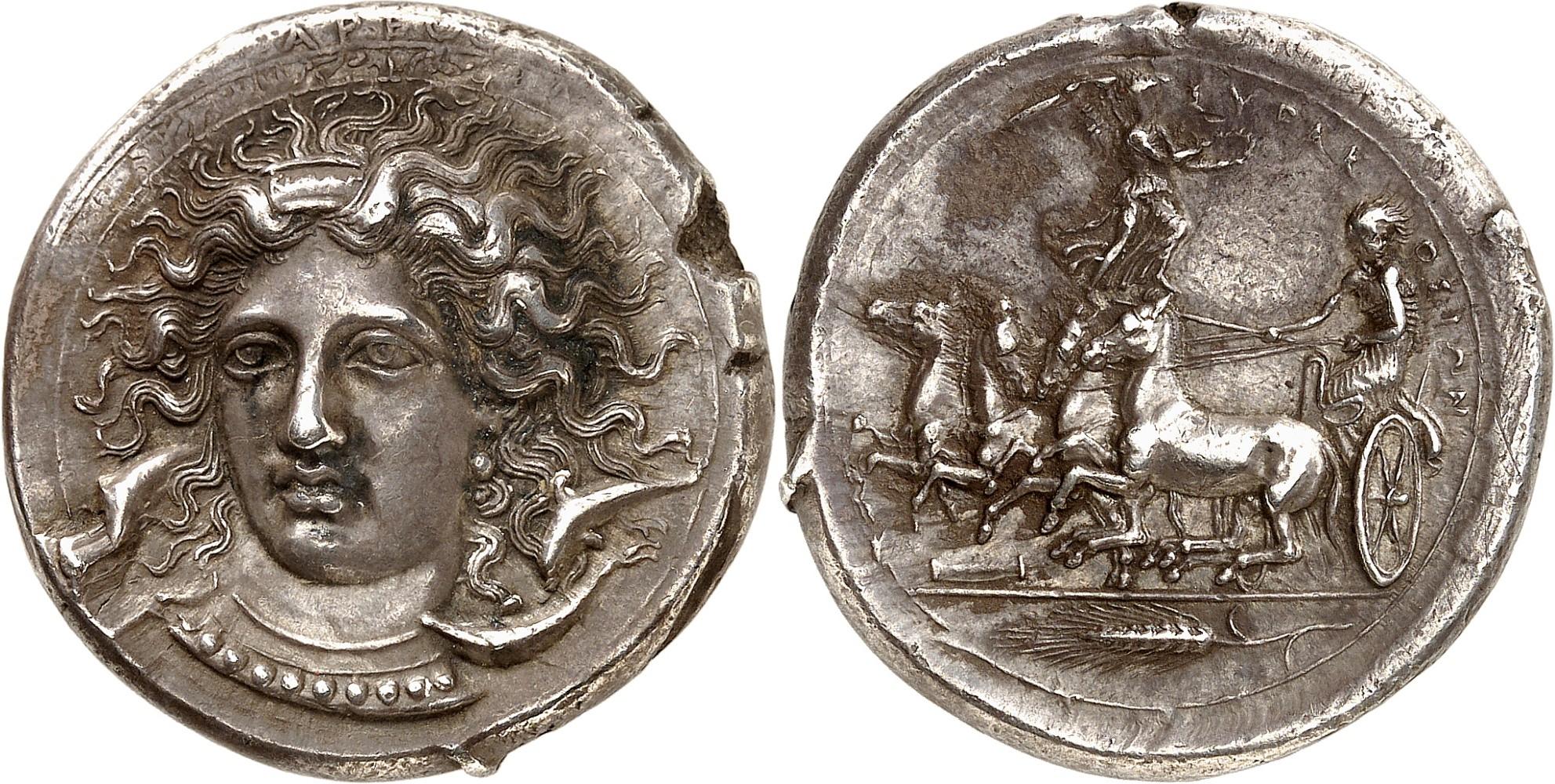 李泽轩古希腊钱币上的人物肖像艺术