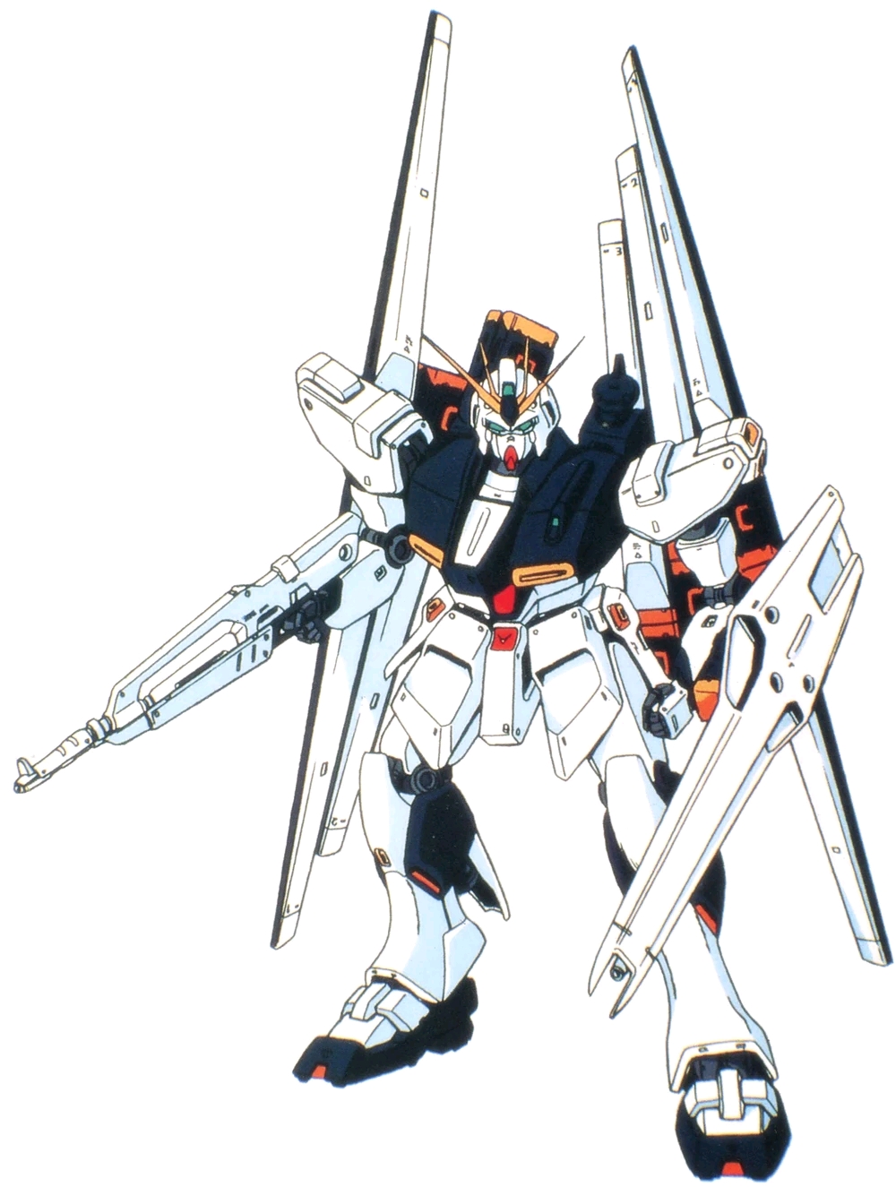 【机体图鉴】rx-93 ν高达双翼浮游炮形态(ν gundam