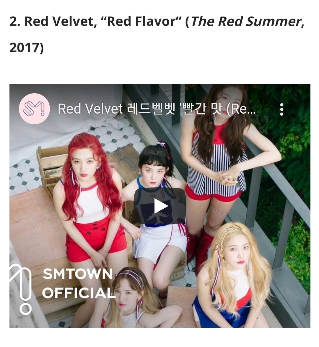 red velvet《red flavor》
