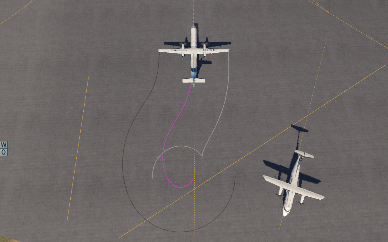 【key痛机系列】庞巴迪dash8 q400"旋律之羽" harmonia痛机涂装