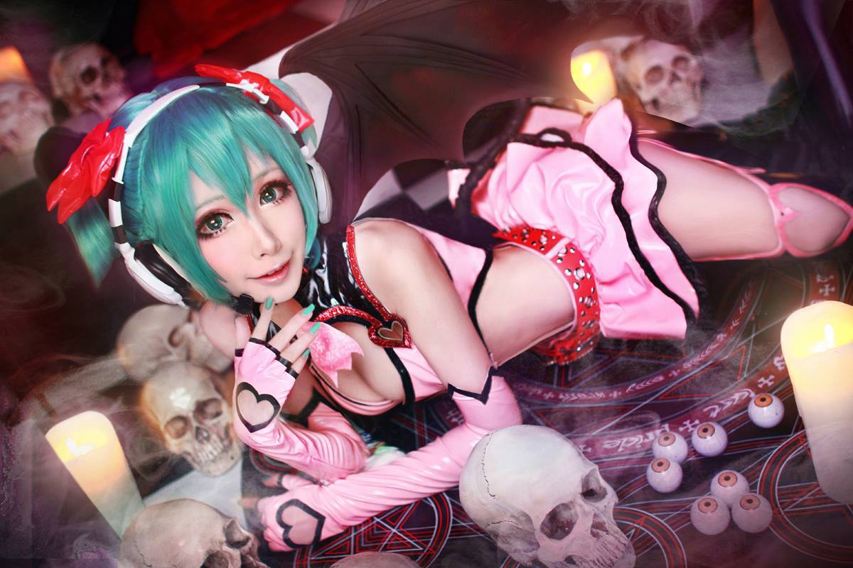 初音未来 泳装 旗袍 极品cos(35张极限画质)