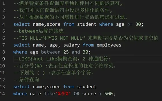 c#数据库查询两个条件查询语句怎么写  第1张