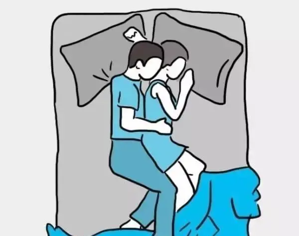 情侣之间睡姿大揭秘，你都懂吗？
