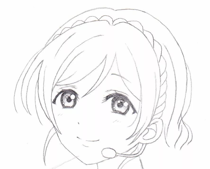 【绘画】如何绘画动漫《lovelive》的动漫人物——东
