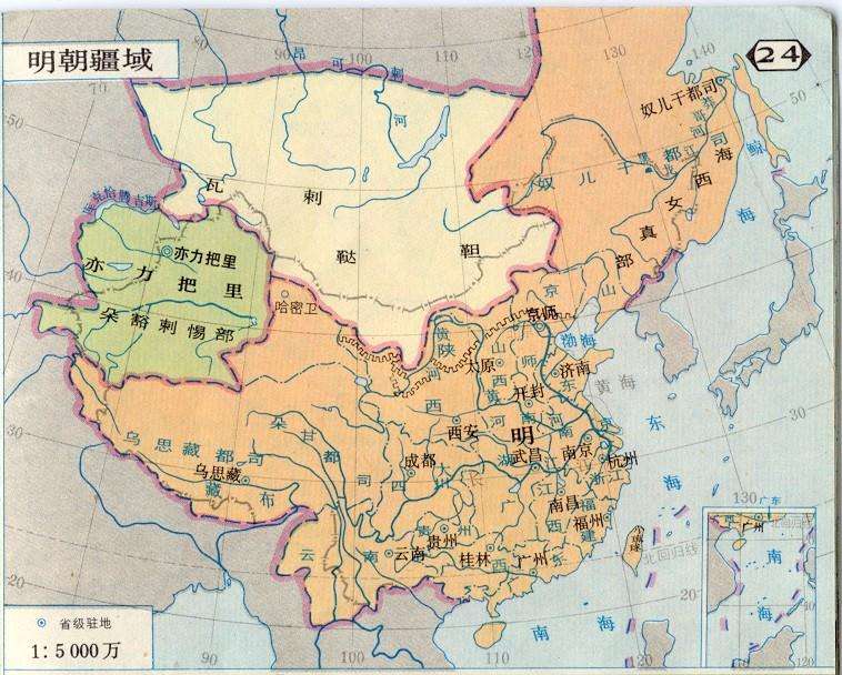 明朝自洪武初年到朱棣靖难之役的1399年不过31年,中国人口自元末动乱