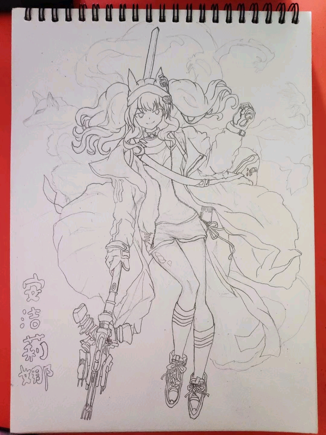 明日方舟之照着画(ω)