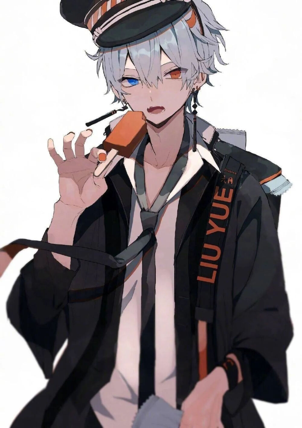 手机壁纸|二次元竖屏壁纸第35期 酷男插画分享 by:伽码盐泽 2021年11