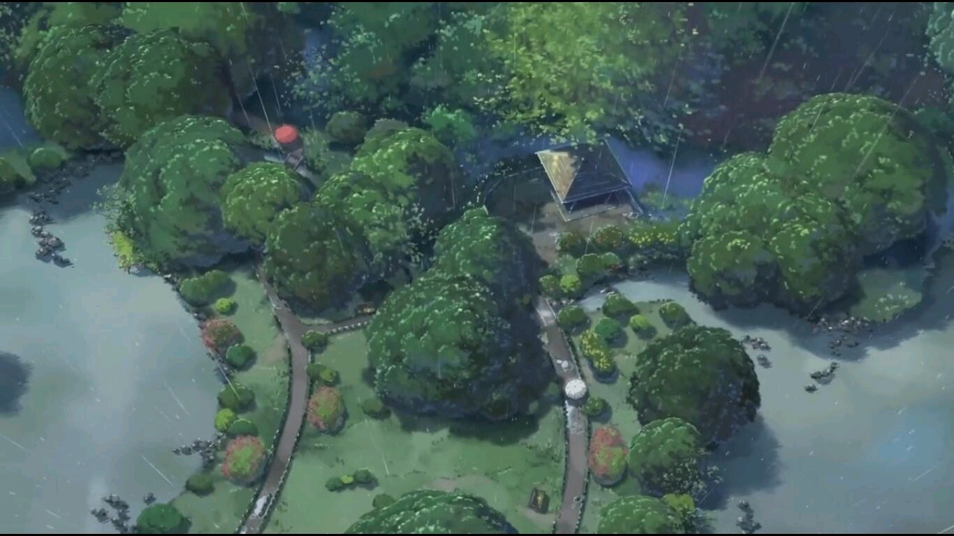 唯美壁纸 清新/动漫/cp 言叶之庭 萤火之森