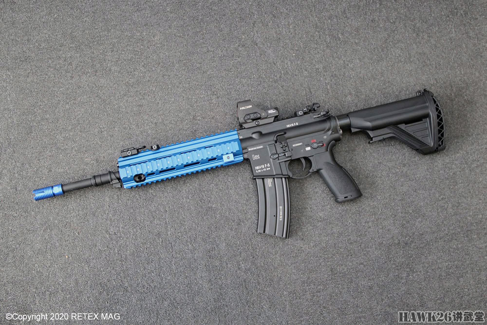 法国陆军采购hk416f-s训练枪 中国品牌红点瞄准镜成为标准装备