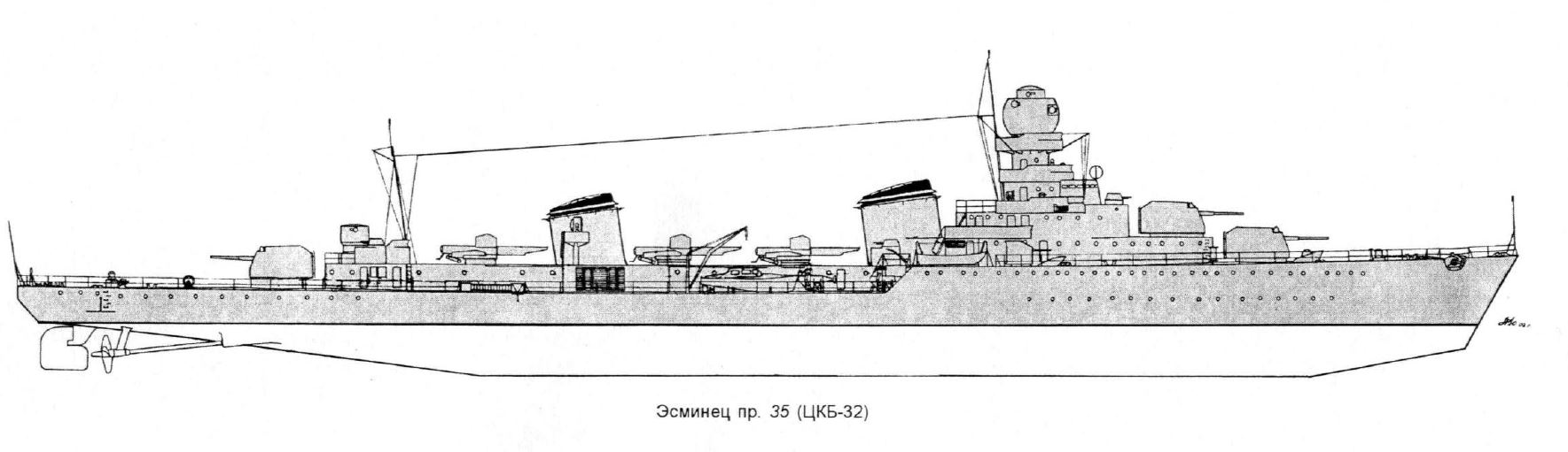苏联20年的驱逐舰经验总结40型驱逐舰