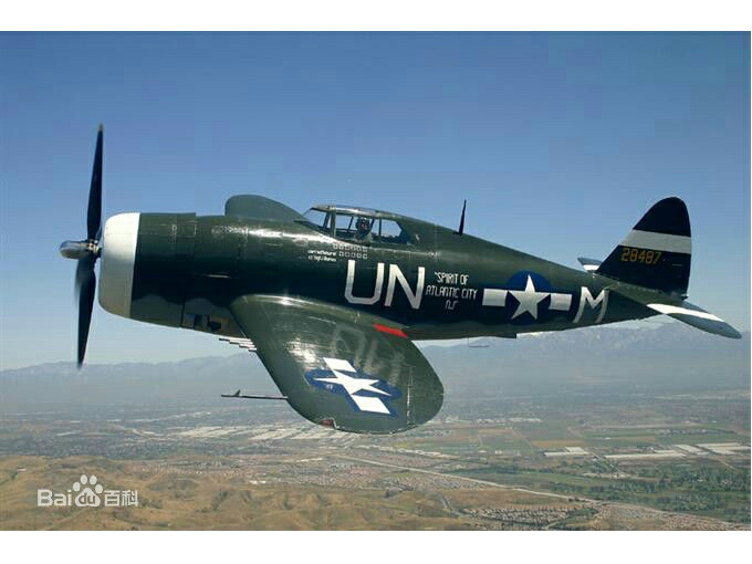 美国p-47"雷电战斗机"