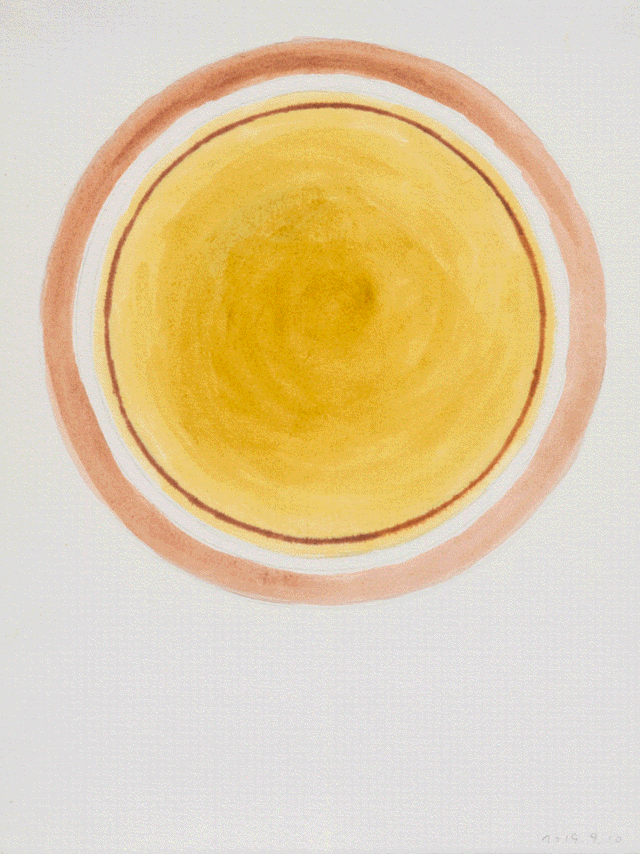 silk screening on straw paper 草纸丝网     dimensions