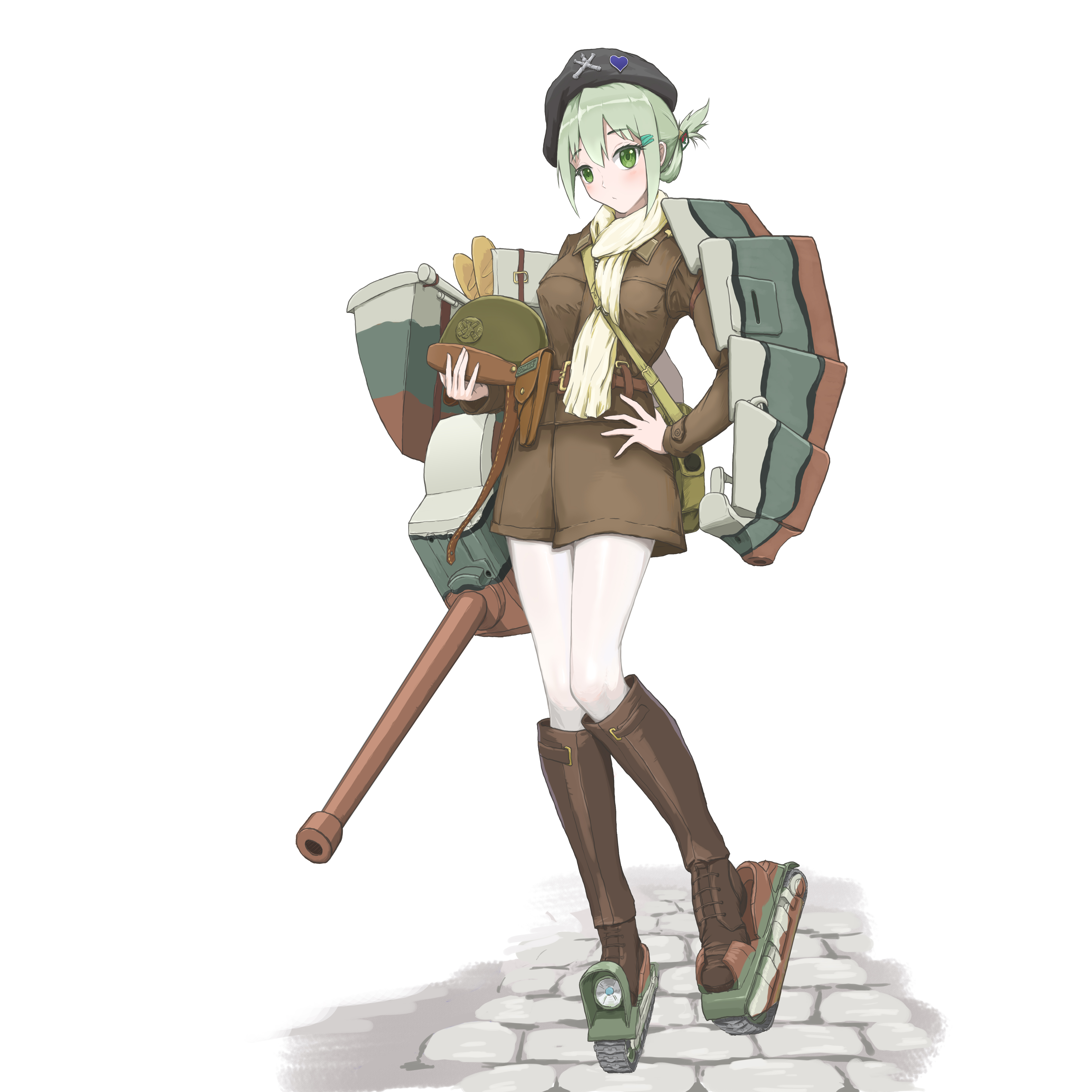 坦克拟人娘化法国索玛s35娘游戏区up也要画画第十三期