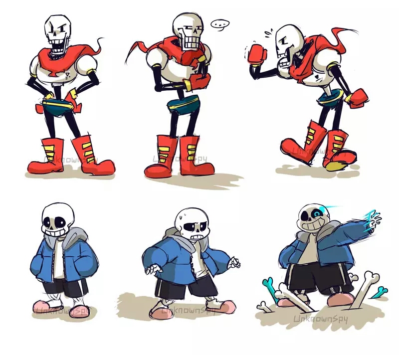 papyrus和sans