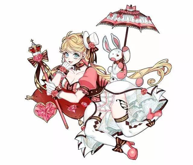 水晶宝石拟人化成美少女,红宝石俏皮可爱,青金石端庄