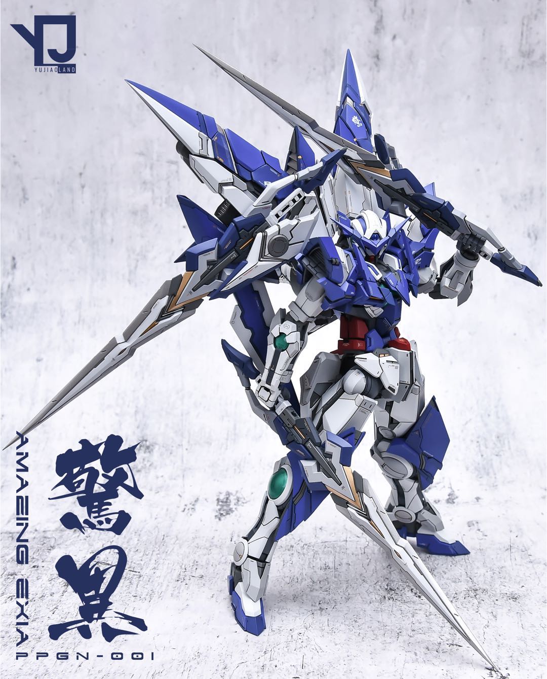 达人佳作:【育胶乐园】 惊异能天使 amazing exia 涂装完成品