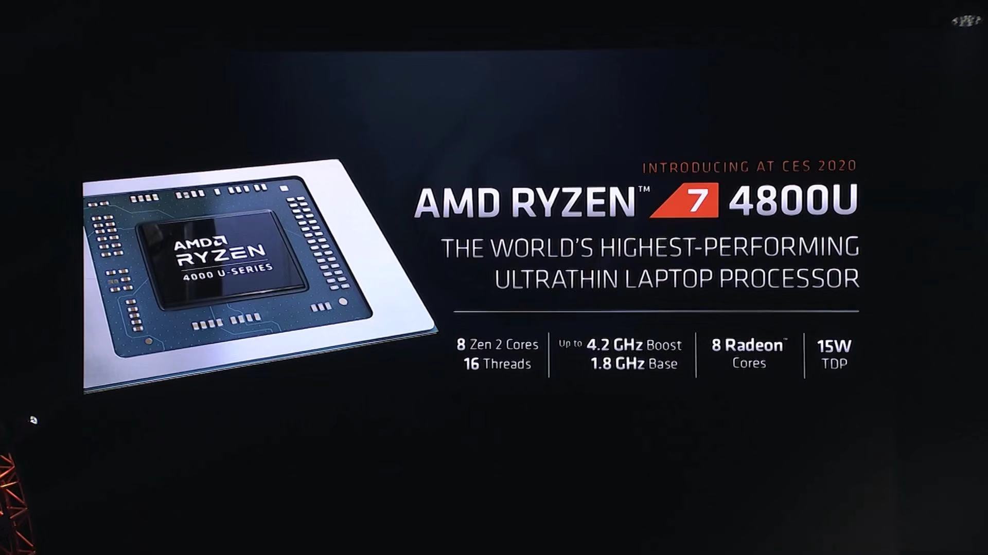 amd 4800u/4800h 正式发布 搭载8核16线程cpu程轻薄笔记本!还有3990x!
