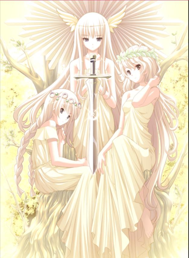 北欧诺伦三女神:乌尔德,薇儿丹蒂,诗蔻蒂(长官过去现在未来,是命运