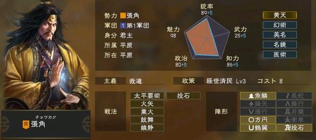 《三国志14》雷电法师张角转职奶妈,华佗看了流泪