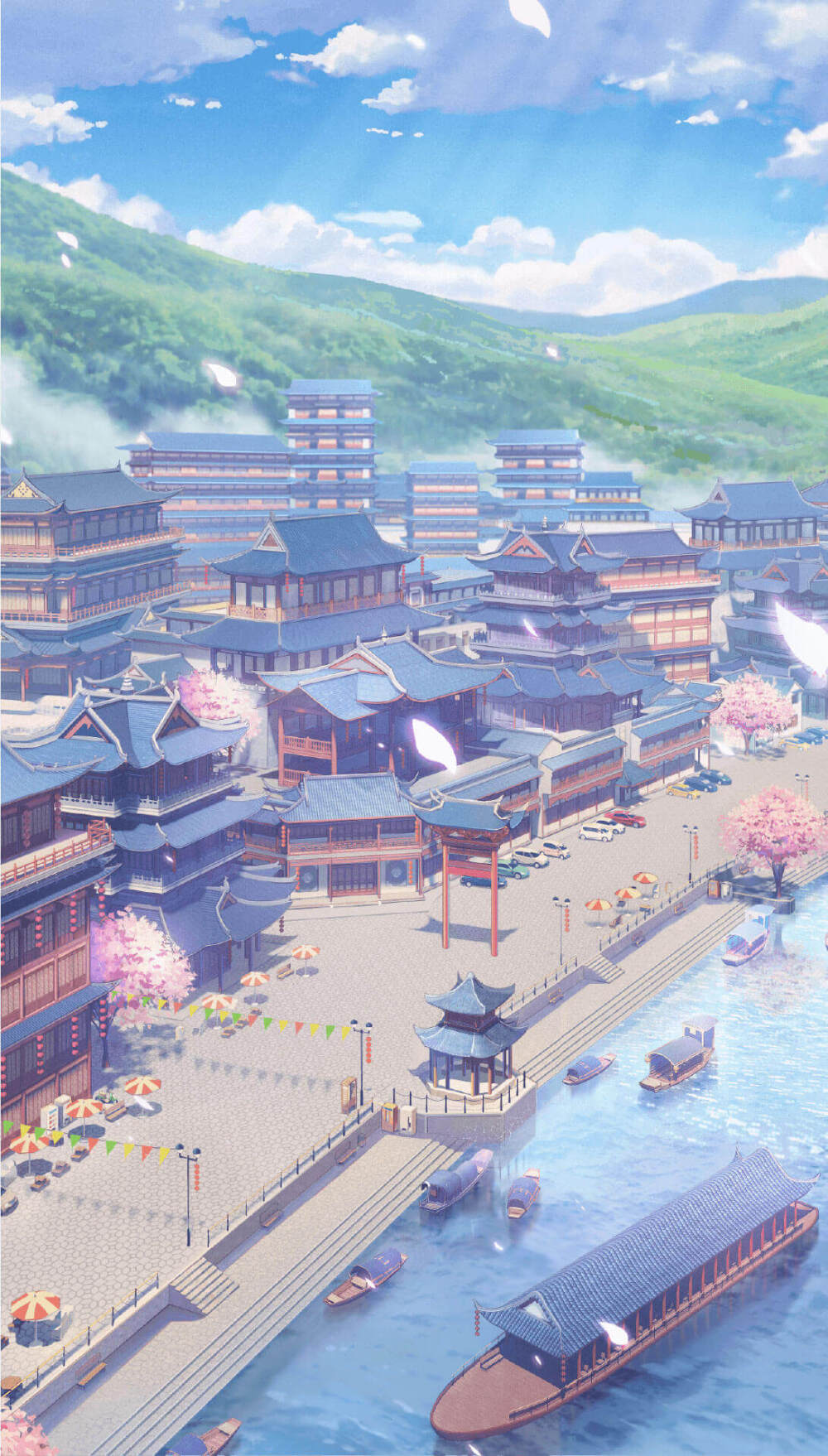 2021壁纸高清手机壁纸,牛年壁纸2021手机壁纸 手机壁纸|二次元意境场景插画第四期 by:b站盐泽 2021