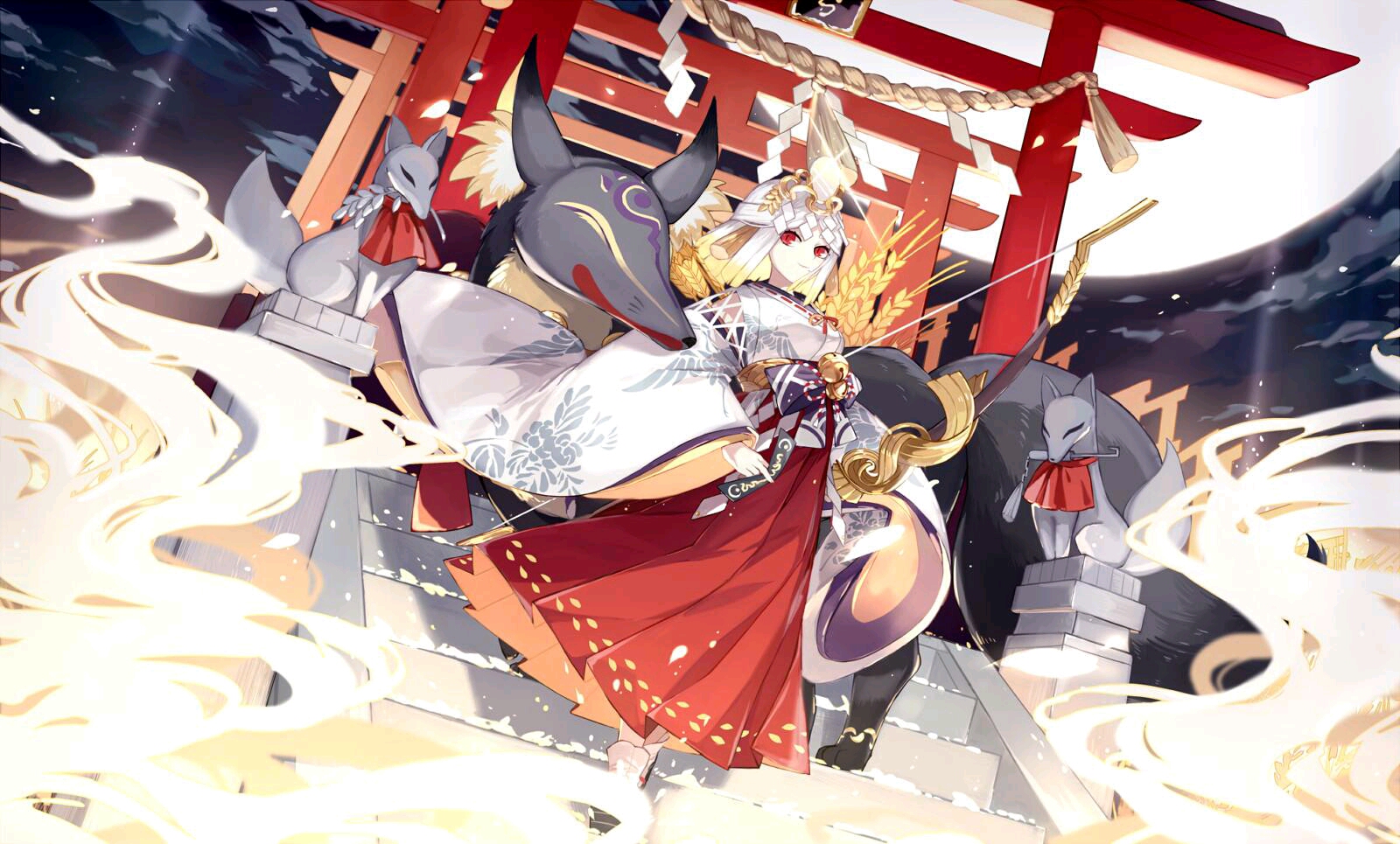 [壁纸福利第十八期]平安京阴阳师们和百鬼