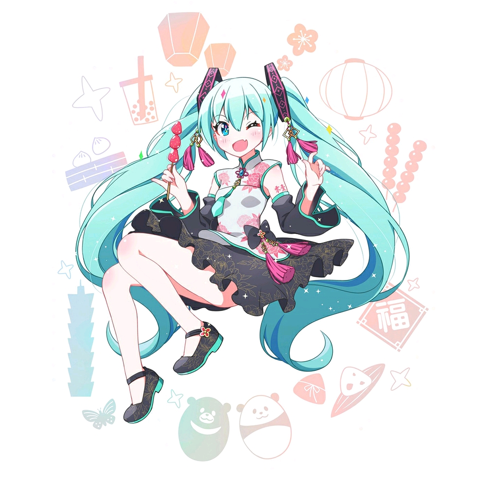 超好看的初音未来和洛天依