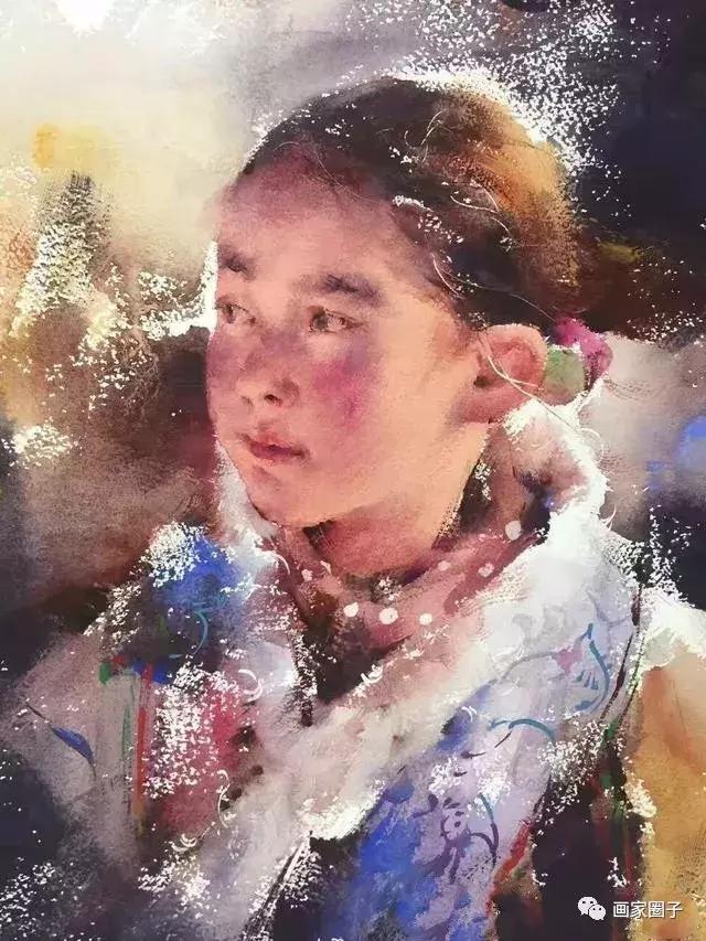 画活了一组超美的水彩人物画你喜欢吗