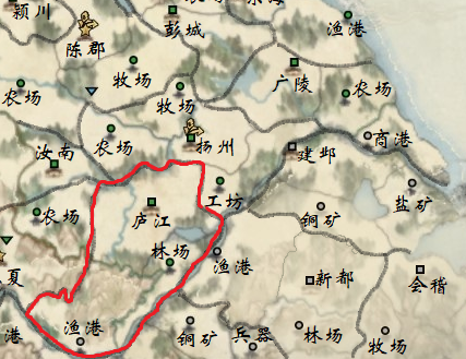 推荐名称:合肥. 贮木场:可能是汉庐江郡