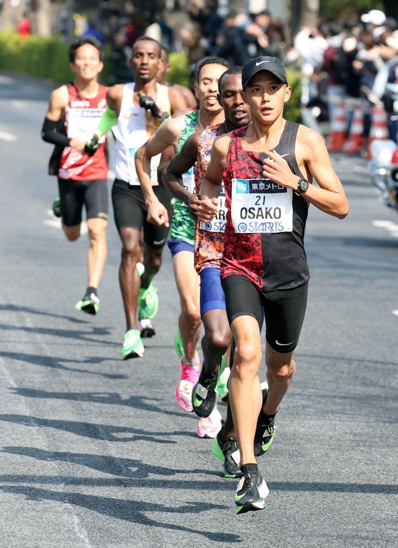 32km后大迫杰开始连续赶超