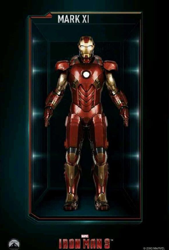 Mark11,Mark4 吹爆妮妮! mark11出现在钢铁侠3中,通用盔甲.