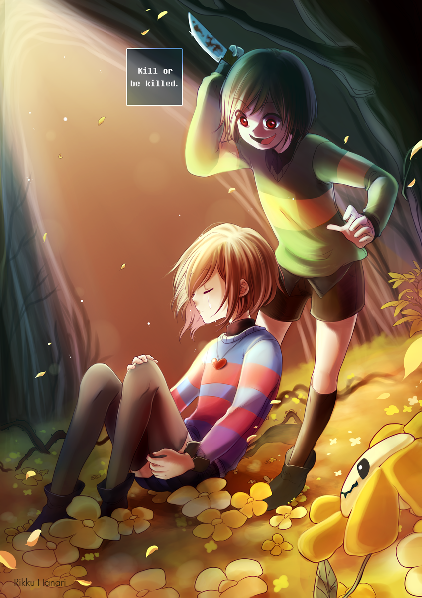 【undertale】传说之下精美人物图包 (frisk chara 2期篇)