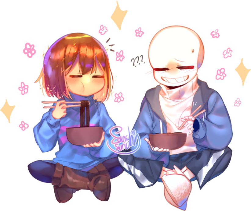 【undertale】传说之下精美人物图包 (frisk&sans篇)