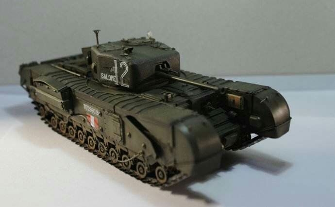 丘吉尔步兵坦克型号辨别