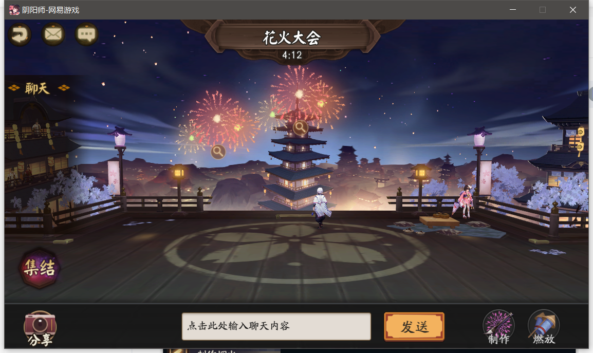 阴阳师花火祭活动玩法捞金鱼看烟花猜灯谜