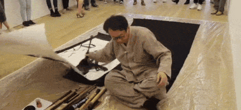 笑看江湖,你们懂书法吗?大师告诉你:书法的最高境界!心中无法!