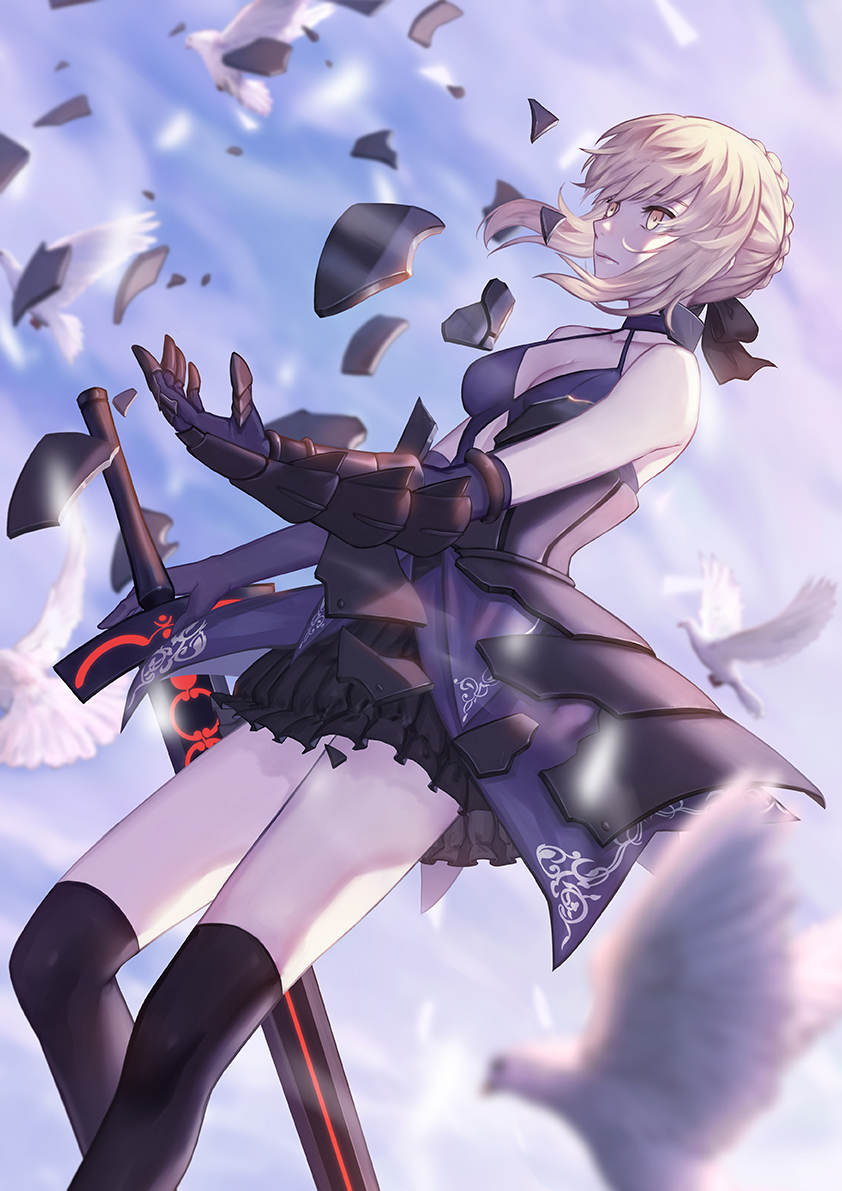 fate图片|贞德|saber|高清|壁纸|头像背景等3