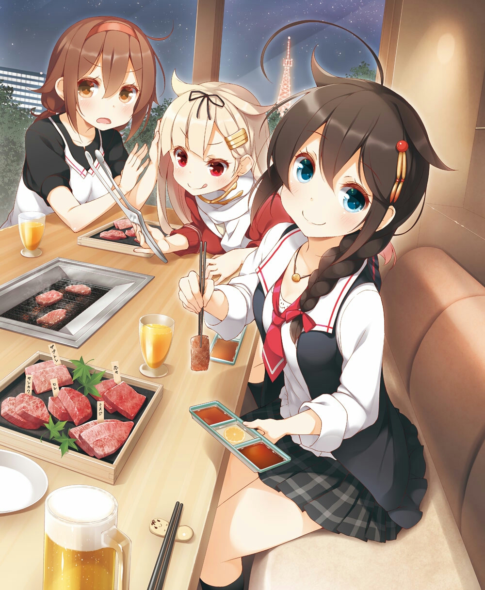 【舰队collection】「夕时雨美图专辑」指,指挥官,请不要这样看着夕立