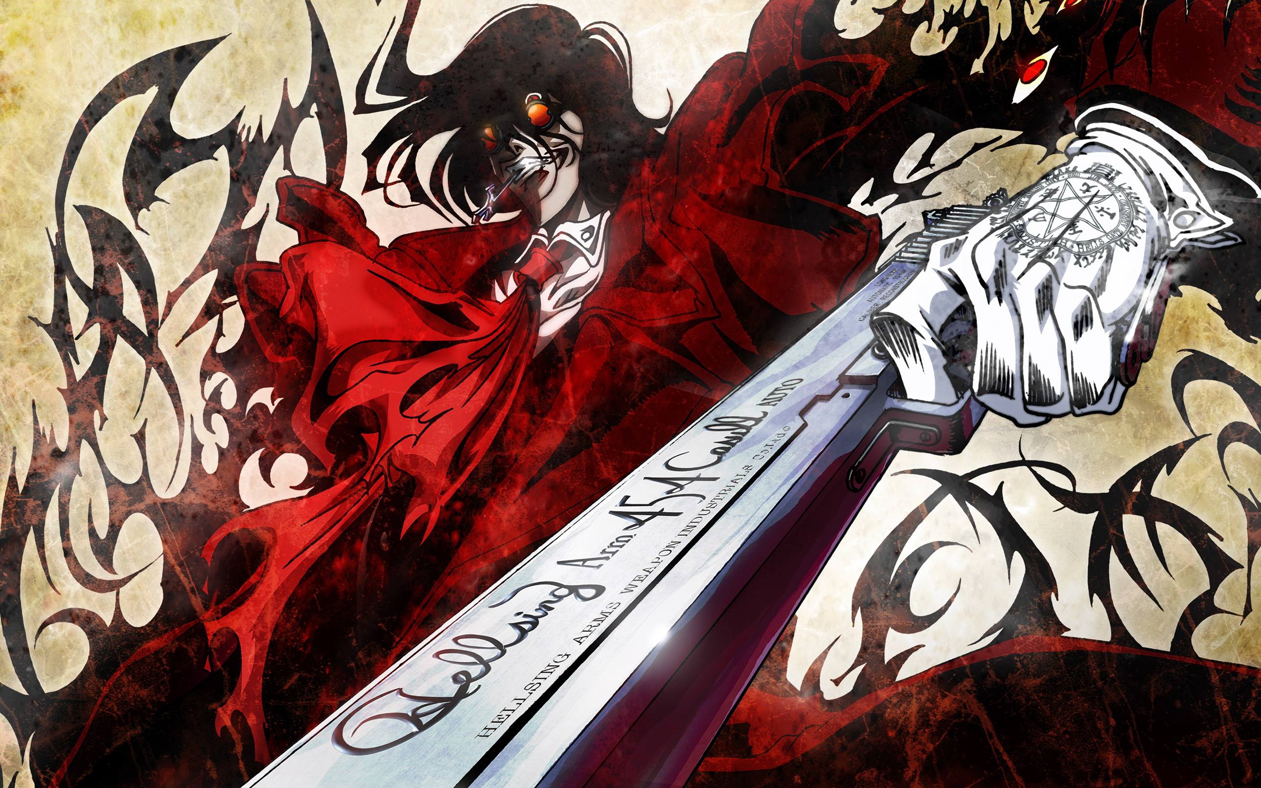 《驱魔少年》《hellsing》《青之驱魔师》《大剑》等.